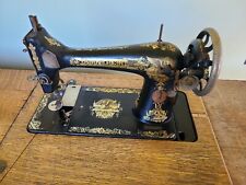 1917 SINGER TREADLE SEWING MACHINE &  BASE, Ser# G5288438, AS IS, READ picture