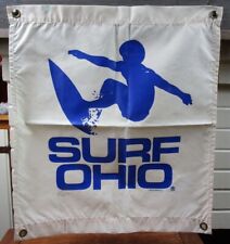 Vintage Surf Ohio Kaplan Graphics Vinyl Banner 1970's / 1980's 24