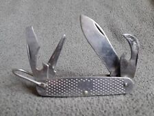 Vintage 1987 Camillus USA US Soldier 4 Blade Stainless Pocket Knife picture
