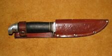 Vintage Western Boulder Colorado Pat'd - Made in USA Hunting Knife with Sheath picture