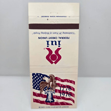 Vintage Matchcover IUI Federal Credit Union Indiana University Indianapolis picture