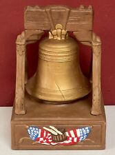 Vintage Liberty Bell on Stand Ceramic Large 11