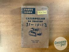 Vintage 1967 CATERPILLAR USA D4 Tractor Parts Book Catalogue UE035100 78A1-Up picture