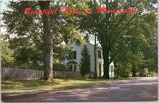 postcard AL -Historic Mooresville Alabama - Mrs. Leftowich home picture