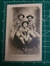 Military WW1 WWI Soldiers RPPC Postcard   picture