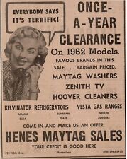 1960's Henes Maytag Sales 
