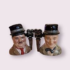 Royal Doulton 1395 Stan Laurel D7008 And Oliver Hardy D7009 Character Toby Jugs picture