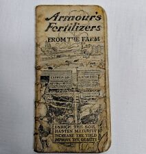 Armours Fertilizers 1918 1919 Note Book Calendar Vintage Advertising picture