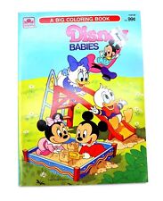Vintage NEW 1986 Disney DISNEY BABIES Golden Coloring Book UNUSED NOS 1137-30 picture