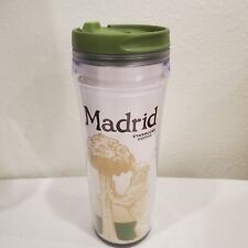 STARBUCKS Madrid Global Icon Series Travel Tumbler Coffee Mug 2004 12oz Green picture