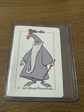 Authentic Rare Vintage Walt Disney Productions “The Old Witch” Merlin Card picture