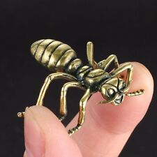 Solid Brass Ant Figurine Statue Animal Figurines Toys House Desktop Decoration picture
