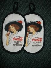 Vintage Coca Cola Coke ads potholders picture