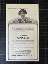Vintage 1912 Ansco Cameras Print Ad picture