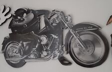 NEW Taz Motorcycle Cut out Wall Plaque Warner Bro Collectible picture