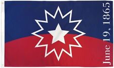 Juneteenth Flag 3x5 ft June 19th 1865 Federal Holiday Celebration Texas 19 picture