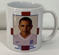 Misprint Barack Obama England Football Chris Smalling 2014 Mug *Reproduction* R7 picture