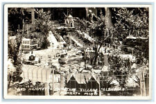 c1910 Hammetts Miniature Village Glendale Mankato MN RPPC Photo Postcard picture