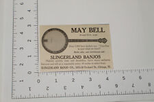 1920's Print Ad May Bell Slingerland Banjos 45 Styles Chicago, Ill. picture