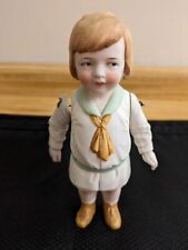 Vtg. bisque girl doll figurine. German? picture