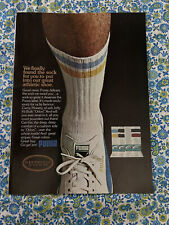 Vintage 1974 Puma Socks Print Ad Orlon Athletic Shoes picture