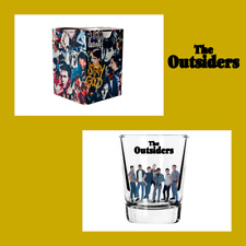 80's The OUTSIDERS, SHOT GLASS/GIFT BOX SET OF 8 picture