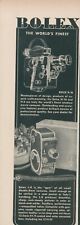 1948 Bolex 8 MM Camera H-16 L-8 Gem Small Suede Case Strap Vintage Print Ad L13 picture