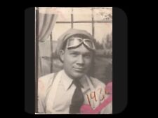 Vintage Photobooth Photo Of Howard Hughes Eccentric Billionaire Aviation Goggle picture