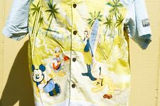Vintage Walt Disney World Hang Loose 1971 Short Sleeve Hawaiian Shirt XXL picture