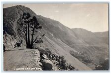 c1910's Lee Vining Canyon Road Dirt Rock Car California CA RPPC Photo Postcard picture