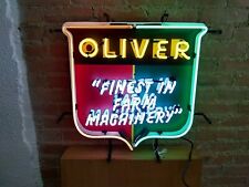 New Oliver Finest in Farm Machinery Neon Sign 24