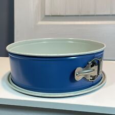 Vintage Nordic Ware 9-inch Spring Form Bake Cake Pan Blue made in Germany picture