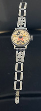 First Original 1933 Ingersoll Mickey Mouse Watch w/ Bracelet Metal Band WORKS picture