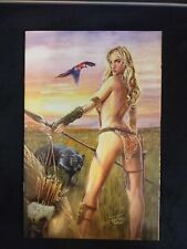 Sheena: Queen of the Jungle # 1-DE/ Unknown Ron Leary Virgin/ Look Pics & Read.. picture