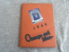 1944 ORANGE AND BLUE UNION HILL HIGH SCHOOL YEARBOOK - UNION CITY, NJ - YB 2896 picture