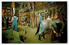 c1950's Sand Bar Gulch Stagecoach Museum Blacksmith Shop Shakopee MN Postcard picture