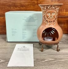 Partylite Vintage Celestial Sun Chiminea Tea Light Candle Holder With Box picture