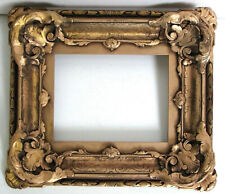 ANTIQUE 18 c MUSEUM QUALITY  HAND CARVED GILT FRAME FOR PAINTING  9 X 7 INCH picture