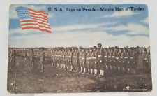 1917 U.S.A. Boys on Parade--Minute Men of To-day Antique Postcard picture