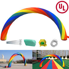 VEVOR Inflatable Rainbow Arched Door Advertising Arch 26 x 10 ft for Holiday picture