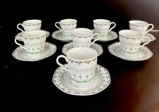 Christopher Stuart BALI HAI Dinner Plates Set of 7 cups and saucers Y0001 Fine picture