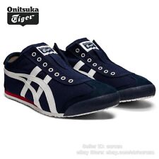 Trendy Navy Onitsuka Tiger MEXICO 66 SLIP-ON Sneakers Unisex Shoes D3K0N-5099 picture
