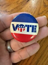 Vintage Vote Button.  Red, White, and Blue. 1971 by Mc Q, Inc. picture