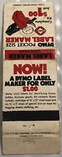 Vintage 20 Strike Matchbook Cover - Dymo Pocket Size Label Maker      A picture
