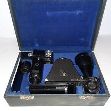 Vintage Antique Bausch & Lomb Microscope Camera Set in Case picture