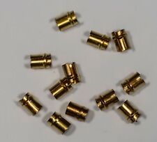12x Brass Hand Bushes For American Wall Clock Bush Movement Spare Parts picture