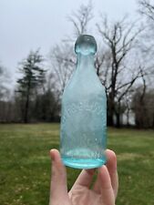Antique Goff & Elwood Stamford Conn CT EARLY Soda Mineral Water Bottle 1860s-70s picture