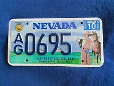 2002 Nevada Agriculture FFA Future Farmers People Grow Here License Plate # 0695 picture