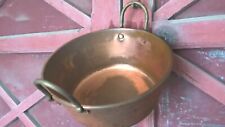Antique Portuguese Copper Jam Sauce Pan meat sweet Stunning 45cm Diam from 50´s picture