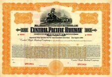 Central Pacific Railway Co. - Specimen Bond Certificate - Specimen Stocks & Bond picture